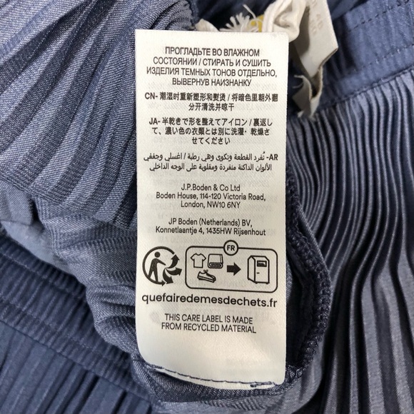 NWOT Boden Maxi Pleated Skirt Size 20/22 - Picture 4 of 7